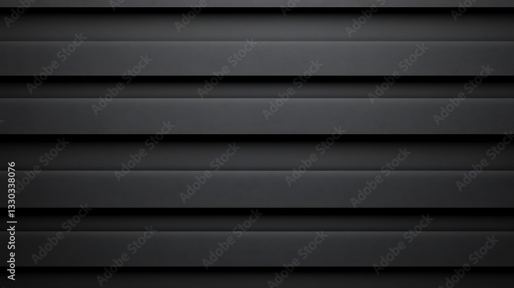 An abstract image showing horizontal black blinds and their texture An abstract image showing horizontal black blinds and their texture
