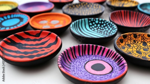Colorful Hand Painted Decorative Small Bowls