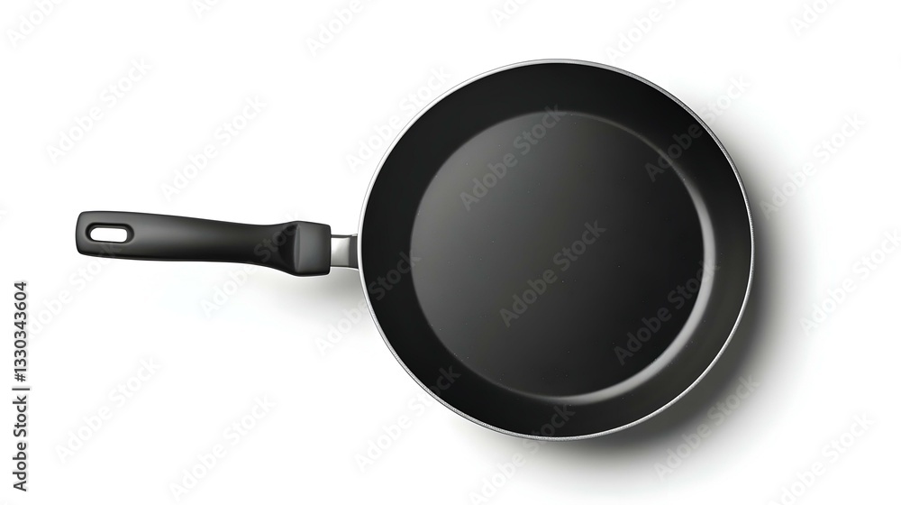 black frying pan with a non-stick coating black frying pan with a non-stick coating