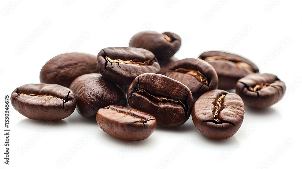 Coffee beans isolated on white background Coffee beans isolated on white background