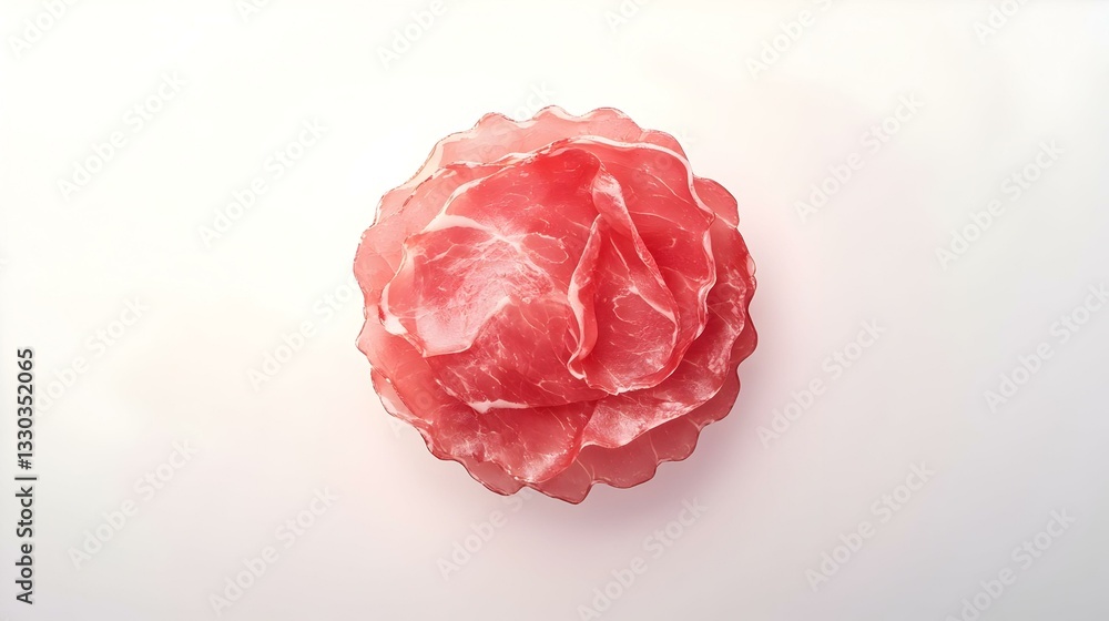 Italian prosciutto crudo or jamon