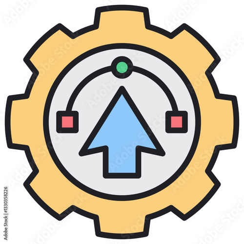 Reshape Lineal Color Icon