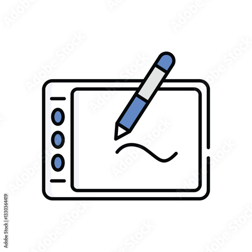 Digital Art Vector icon