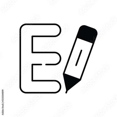 Text Edit Vector icon