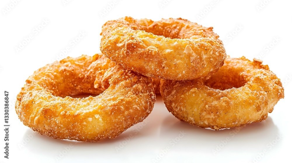 Delicious bread rings isolated on a white Delicious bread rings isolated on a white