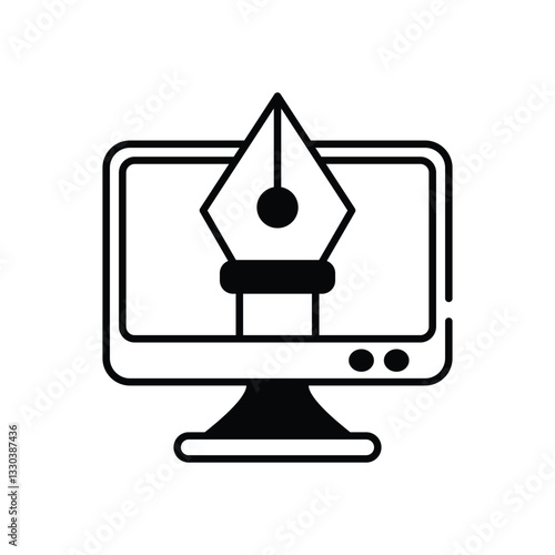 Digital Art Vector icon