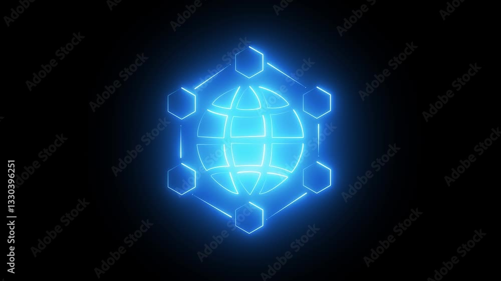 neon Business network growing and making connections to major cities across the globe, Globe Animation Representing Global Connectivity, World Map, International , Geography, Earth, Digital Network. neon Business network growing and making connections to major cities across the globe, Globe Animation Representing Global Connectivity, World Map, International , Geography, Earth, Digital Network.