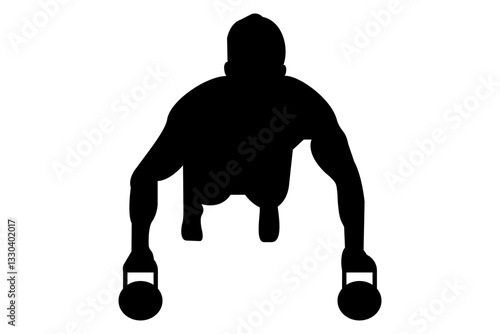 pushups Silhouette Icon