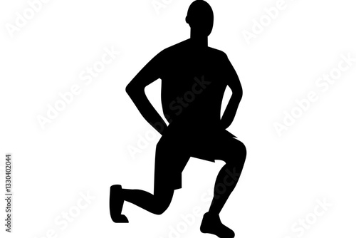 Legs Workout Silhouette Icon