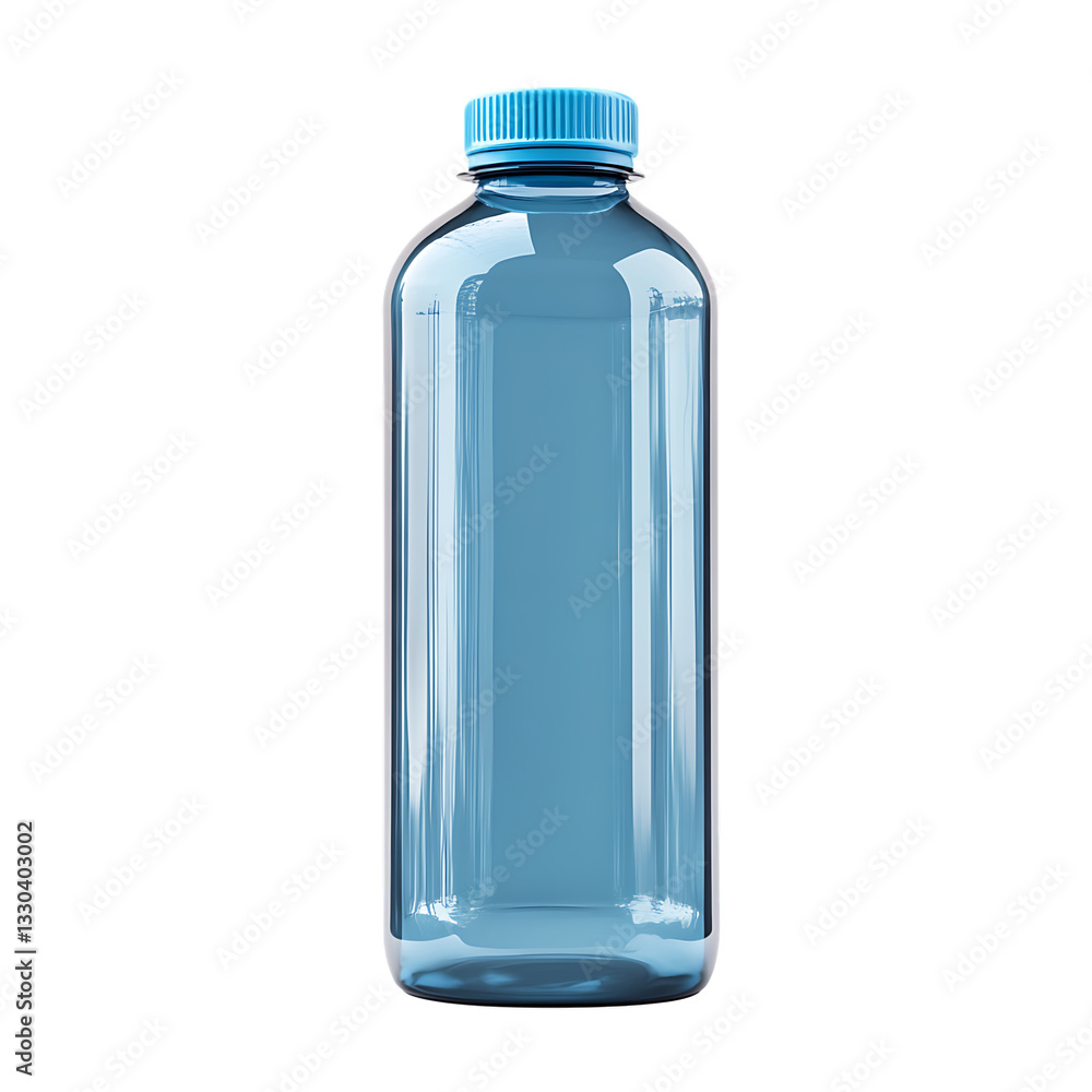 water bottle isolated on transparent background Generative AI. water bottle isolated on transparent background Generative AI.