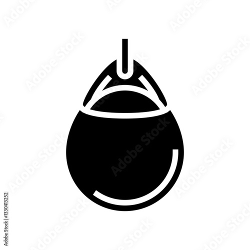 buoy sailing sport glyph icon vector illustration