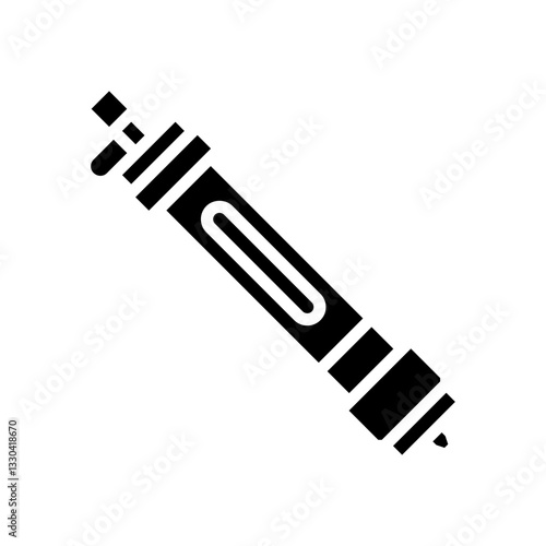 water filter ultralight trekking glyph icon vector illustration