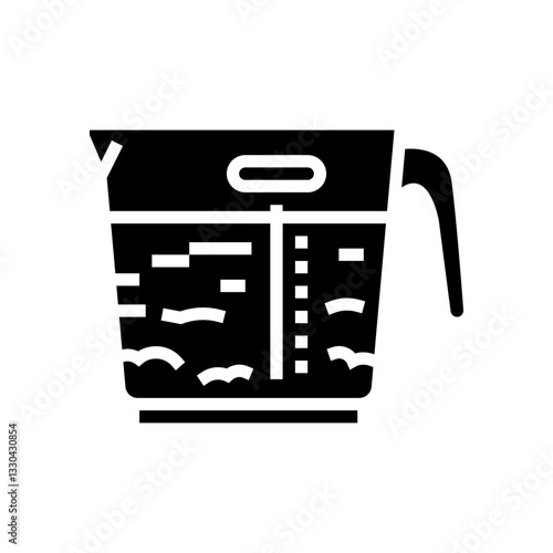 broth cup meal drink glyph icon vector illustration