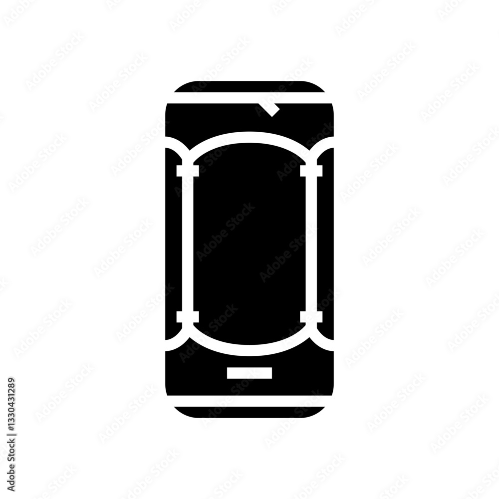 compression bag sleeping bag glyph icon vector illustration compression bag sleeping bag glyph icon vector illustration