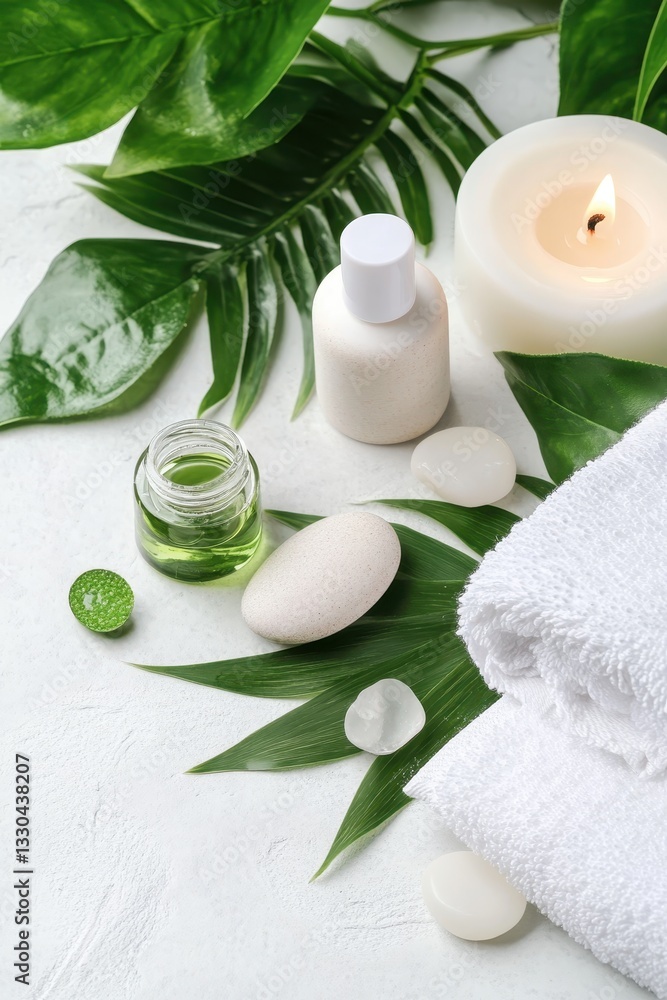Spa Day Essentials: Serene Relaxation with Tropical Plants Spa Day Essentials: Serene Relaxation with Tropical Plants