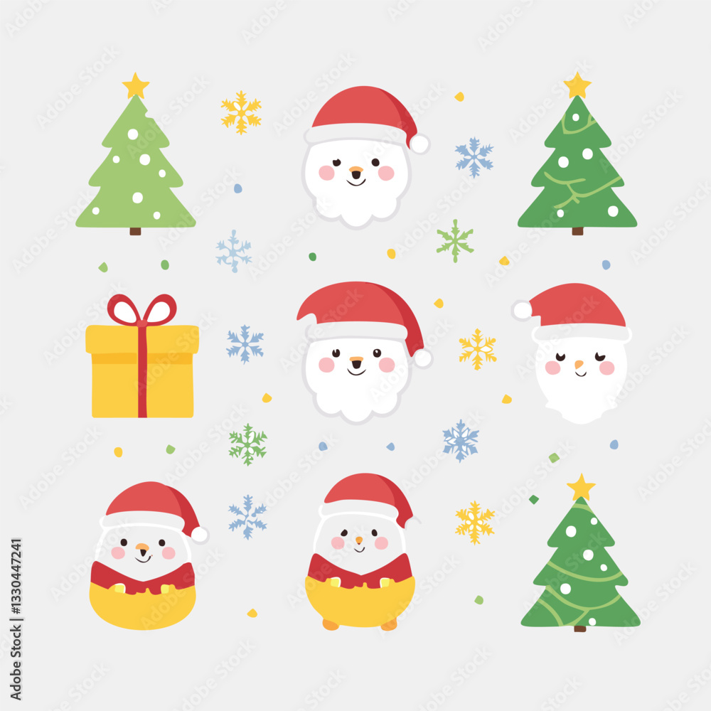 christmas tree and snowman christmas tree and snowman