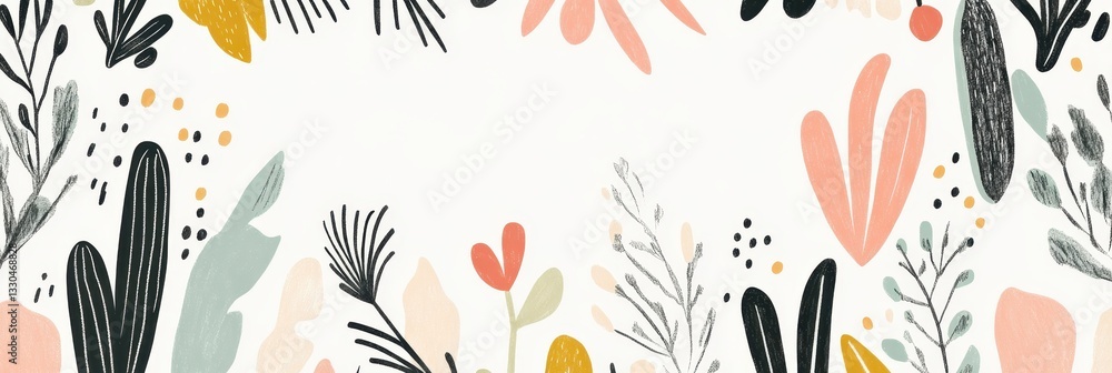 Whimsical Floral Pattern: A Delightful Springtime Design Whimsical Floral Pattern: A Delightful Springtime Design