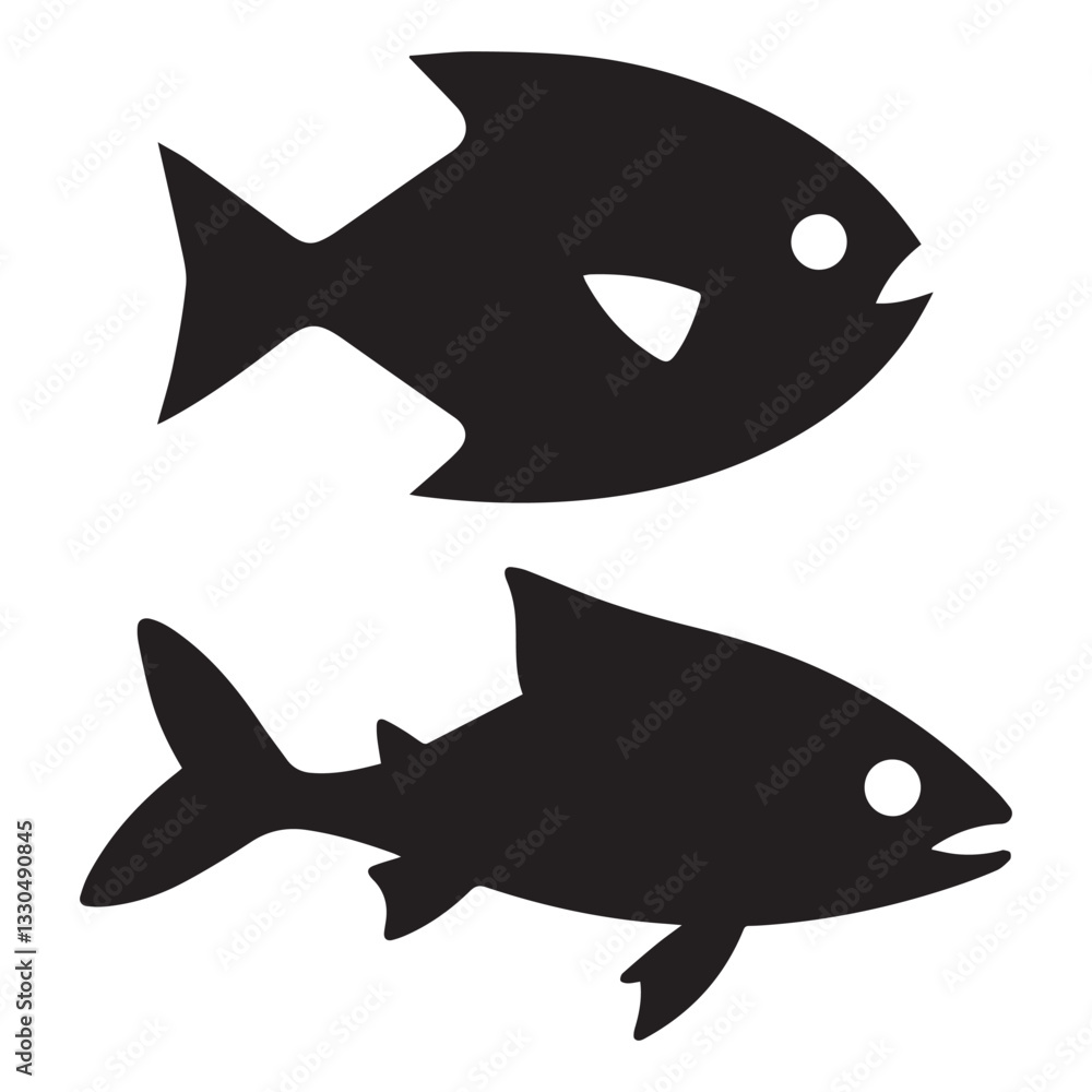 Fototapeta premium vector illustration of fish