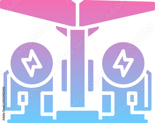 Electric station icon