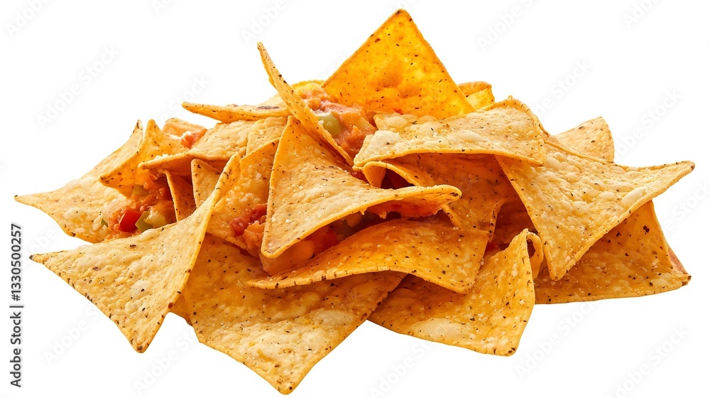 PNG Mexican nachos snack food white background PNG Mexican nachos snack food white background