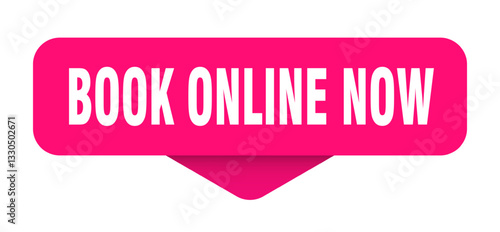 book online now sticker. book online now sign on transparent background