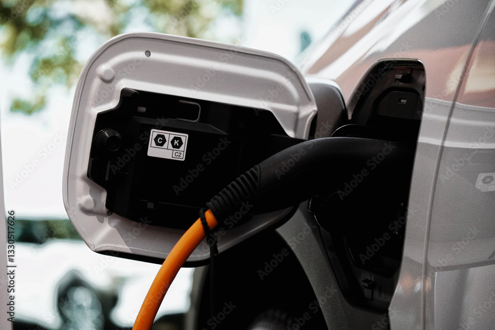 EV Charging Station, Fully Electric Car (EV) Charging Module Connector, EVs Plug Connection, Zero Emission Cars, Sustainable Electric Transportation, Electric Automotive Technology EV Charging Station, Fully Electric Car (EV) Charging Module Connector, EVs Plug Connection, Zero Emission Cars, Sustainable Electric Transportation, Electric Automotive Technology