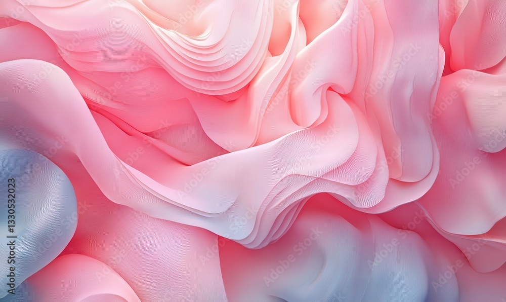 Abstract waves of pastel pink and blue hues blending seamlessly into smooth textures, clean modern art concept with soft tones, vibrant composition, Abstract waves of pastel pink and blue hues blending seamlessly into smooth textures, clean modern art concept with soft tones, vibrant composition,