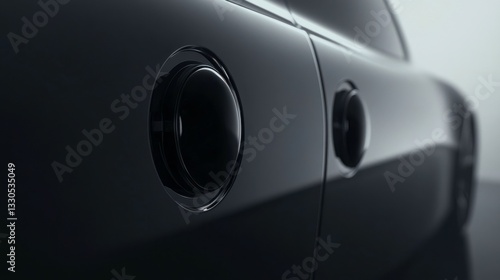 Sleek EV Charging Ports with Minimalist Design