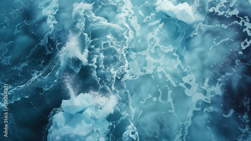 Fototapeta Naklejka Na Ścianę i Meble -  blue water surface.