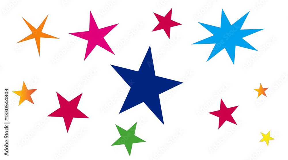 Retro stars on separate layers, vector, illustration, for animation, symbol, illustration, shape, decoration, art, color, design, set, pattern, web, element, celebration, red, yellow, blue, icon, star Retro stars on separate layers, vector, illustration, for animation, symbol, illustration, shape, decoration, art, color, design, set, pattern, web, element, celebration, red, yellow, blue, icon, star