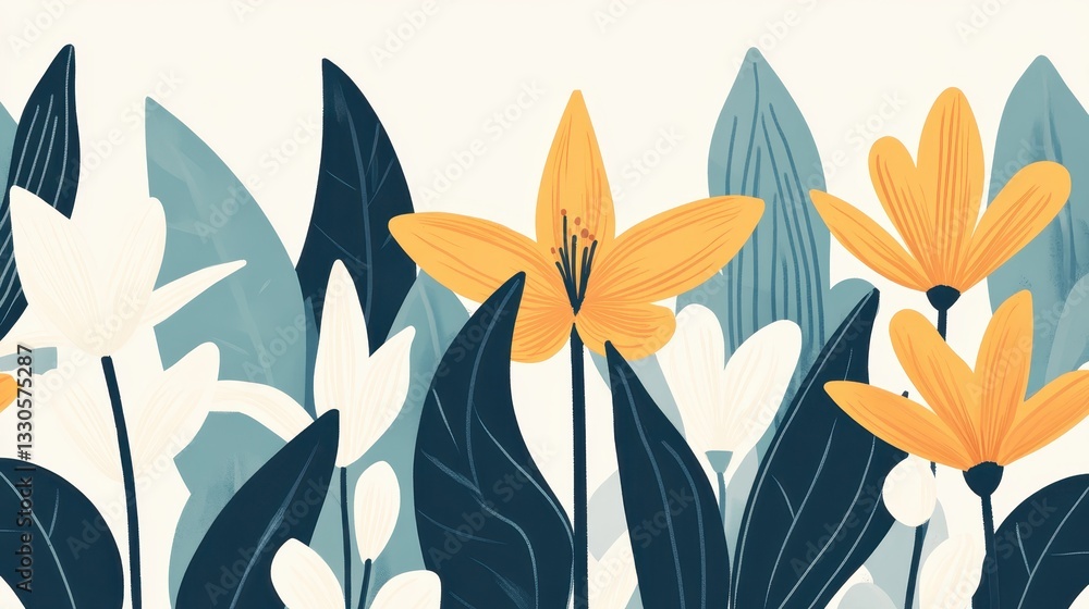Elegant Floral Arrangement: A Symphony of Yellow and White Blooms