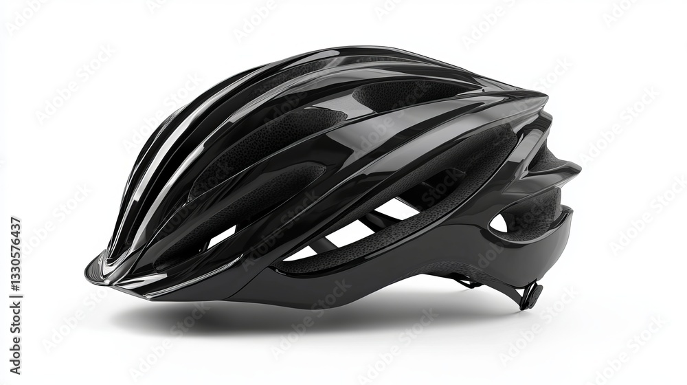 Black Bicycle Helmet, Isolated on White
Black Bicycle Helmet, Isolated on White