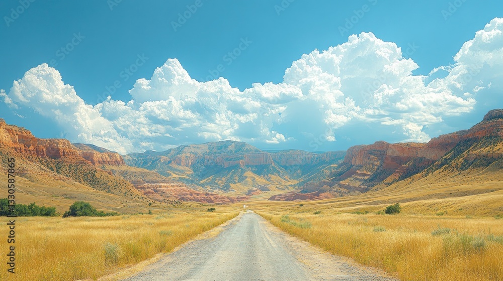 Scenic Road Through the Majestic Canyonlands Scenic Road Through the Majestic Canyonlands