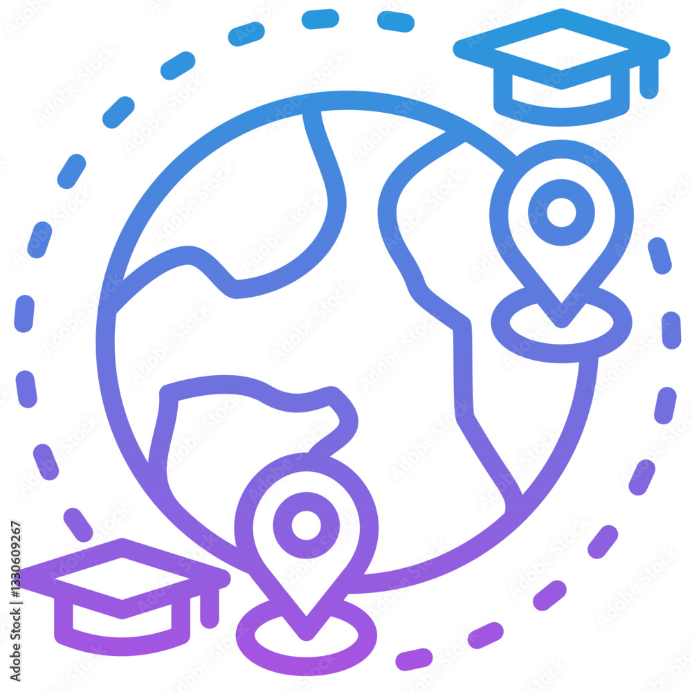 Distance Learning Icon Distance Learning Icon