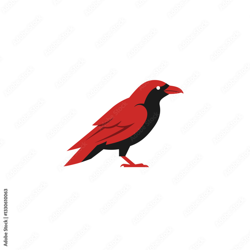 Obraz premium Minimalist Flat Animal & Bird Logo Set – Modern Vector Design Collection