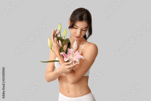 Young woman with beautiful ...
