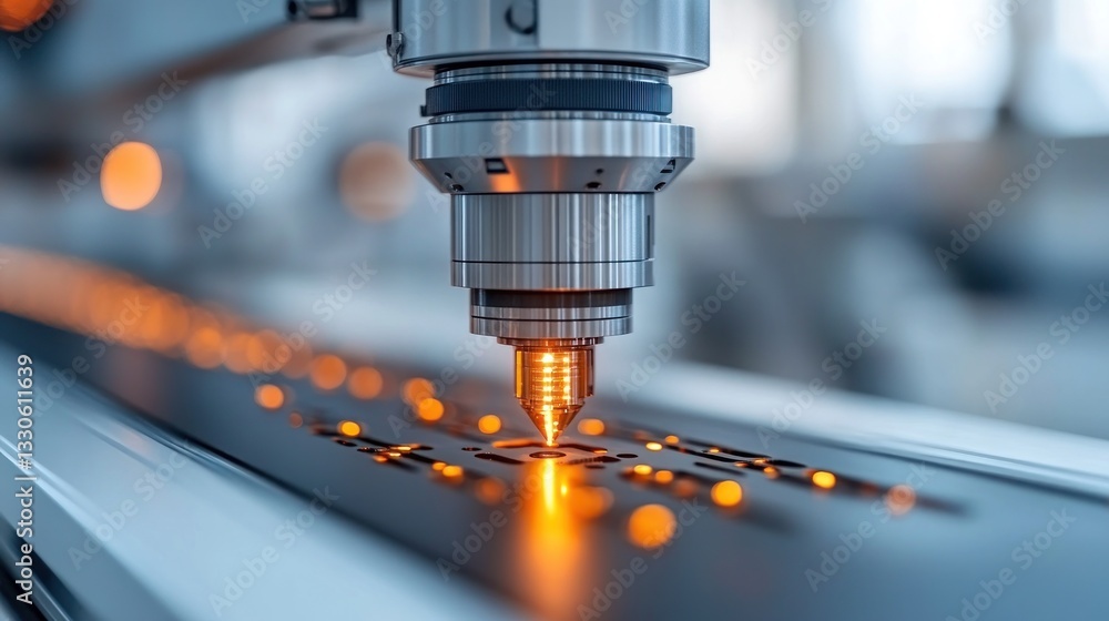 Precision Machining: Industrial Automation Close-Up Precision Machining: Industrial Automation Close-Up