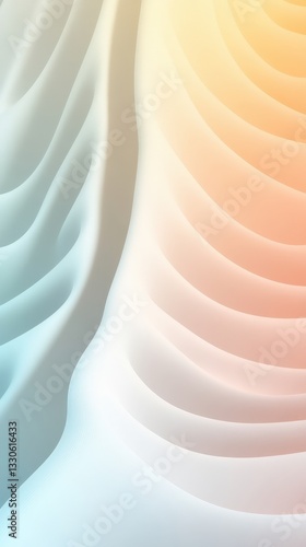 An elegant image showcasing smooth fabric draping softly in gentle curves, emphasizing the richness of texture and color for a calming and soothing visual experience.