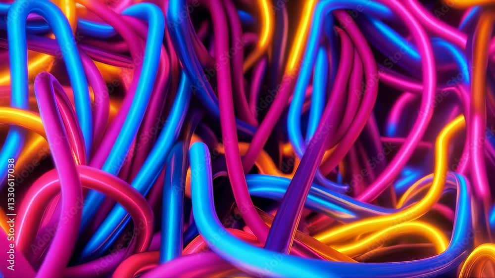 Colorful Neon Glow Abstract Design Patterns Colorful Neon Glow Abstract Design Patterns