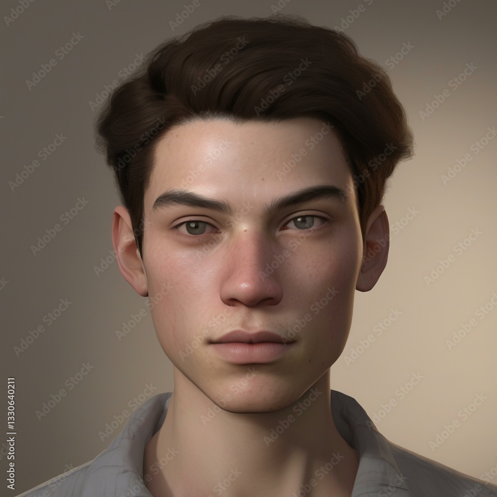 A highly detailed, hyper-realistic close-up portrait of an AI-generated human face. This digital artwork features lifelike skin textures, expressive eyes, and natural lighting. A highly detailed, hyper-realistic close-up portrait of an AI-generated human face. This digital artwork features lifelike skin textures, expressive eyes, and natural lighting.
