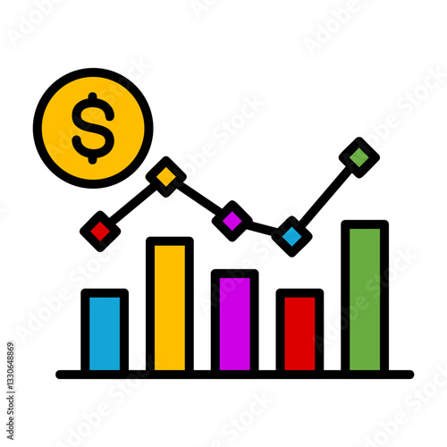 Rising Economy Icon