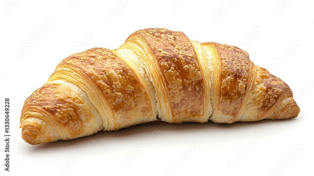 Croissant isolated on a white background Croissant isolated on a white background