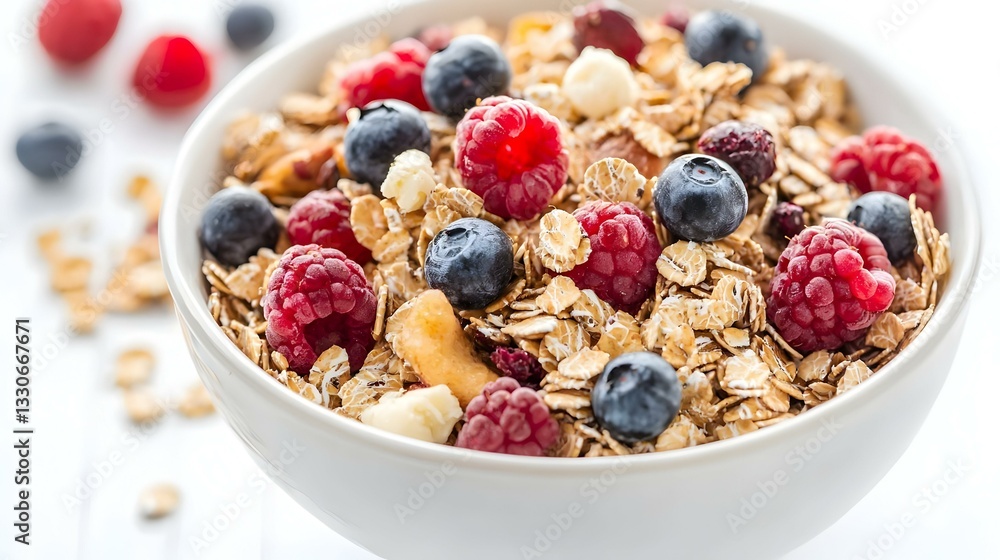 Muesli in bowl Muesli in bowl