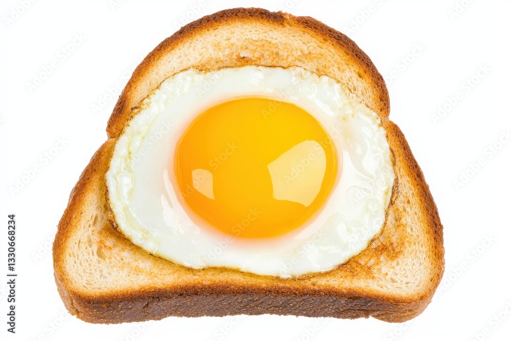 Perfectly Cooked Sunny Side Up Egg on Toast Perfectly Cooked Sunny Side Up Egg on Toast