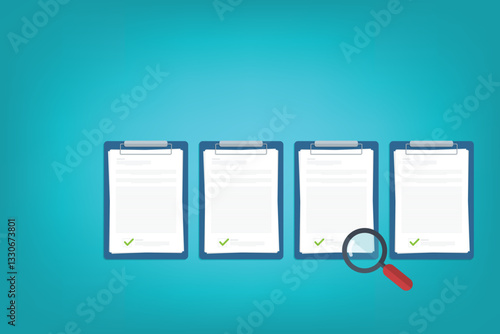 Document inspection or assessment evaluation, contract review, analysis, inspection of agreement contract, compliance verification.	