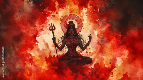Weather Mystical Watercolor Perspective Bhairavi Divine