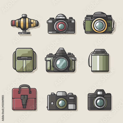 Camera Gear Collection: Vintage Cameras, Accessories, Photography Equipment