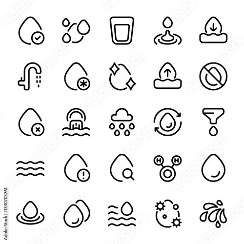 Travel line style, perfect for user interface projects