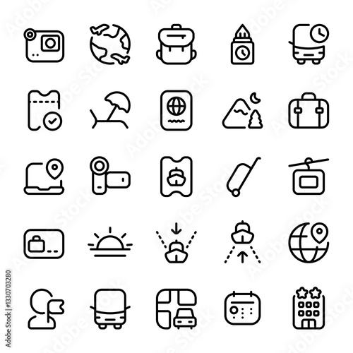 Traveling line style, perfect for user interface projects
