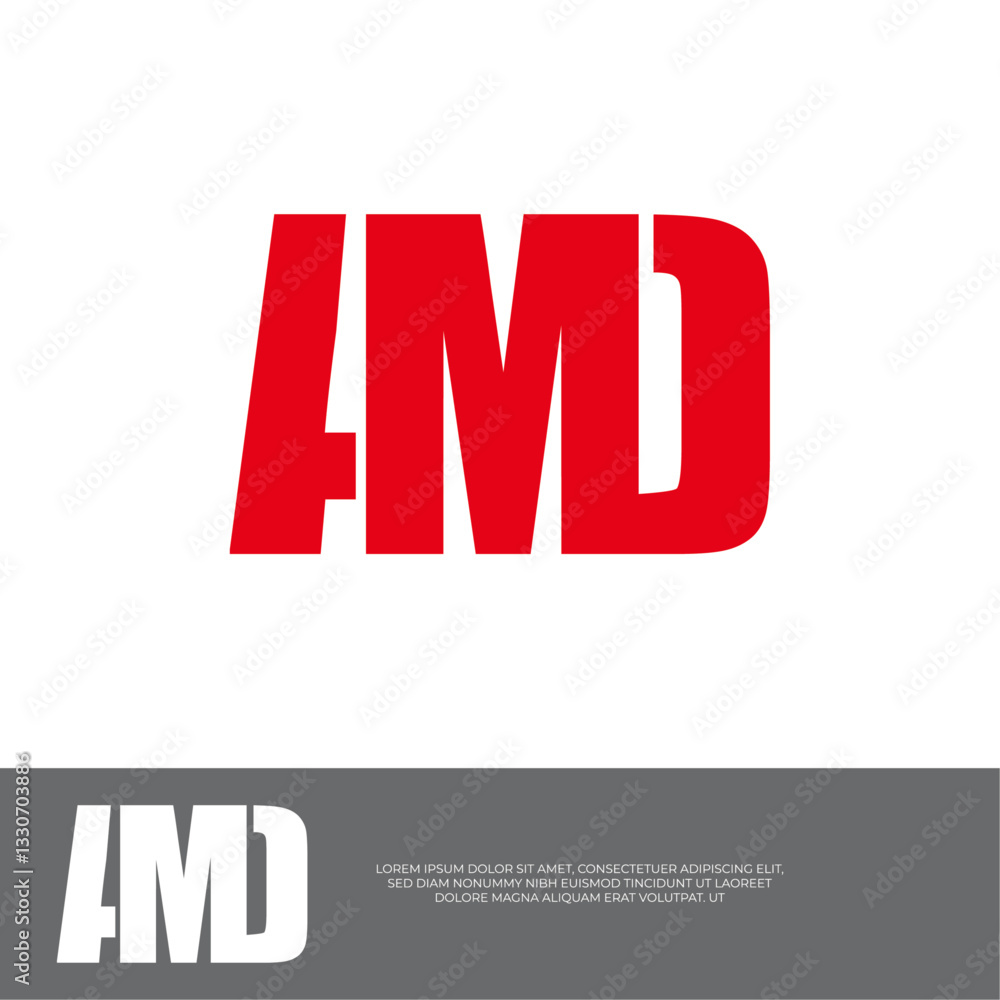 Obraz premium AMD Logo and symbol , AMD Logo , 